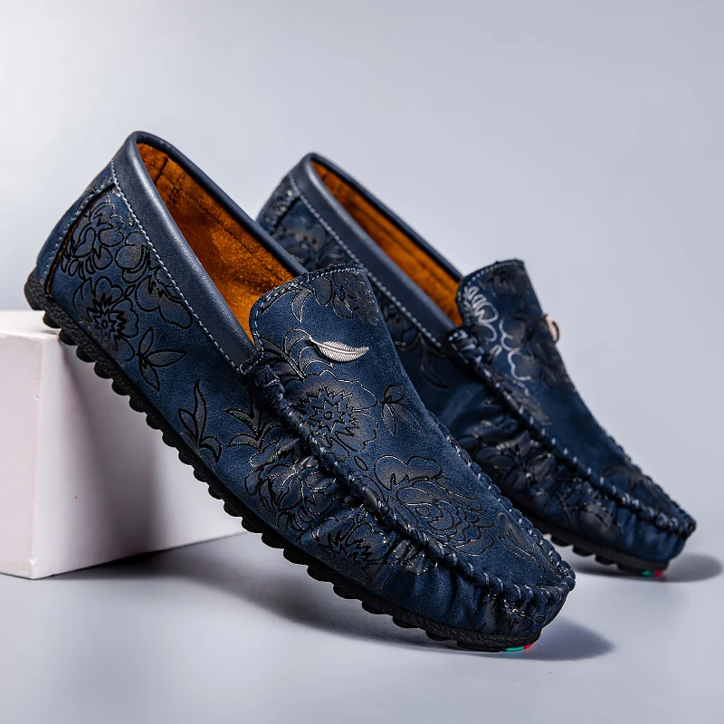 Colorful Leather Moccasins