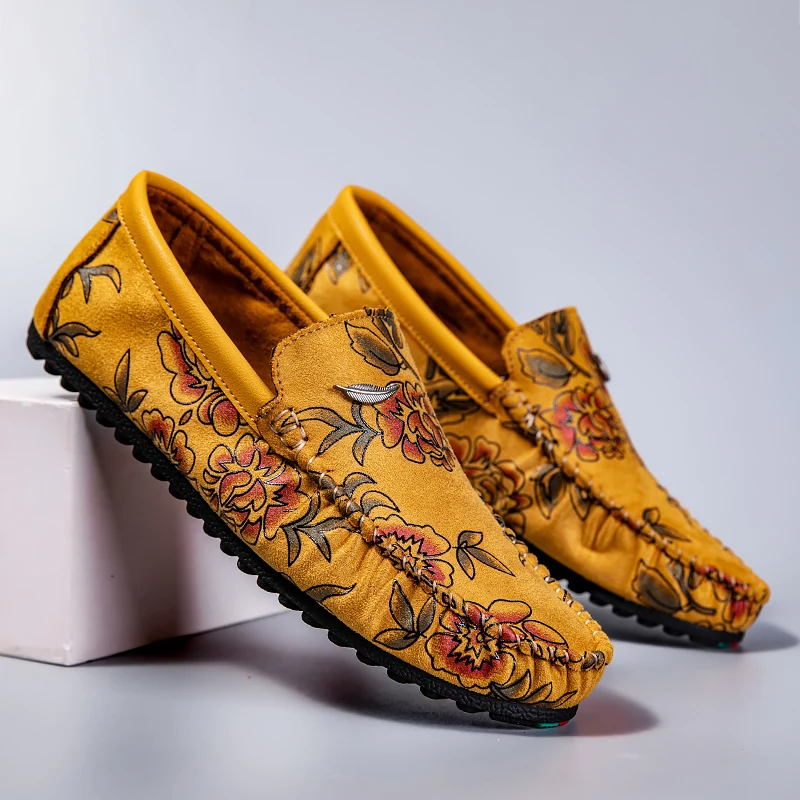 Colorful Leather Moccasins