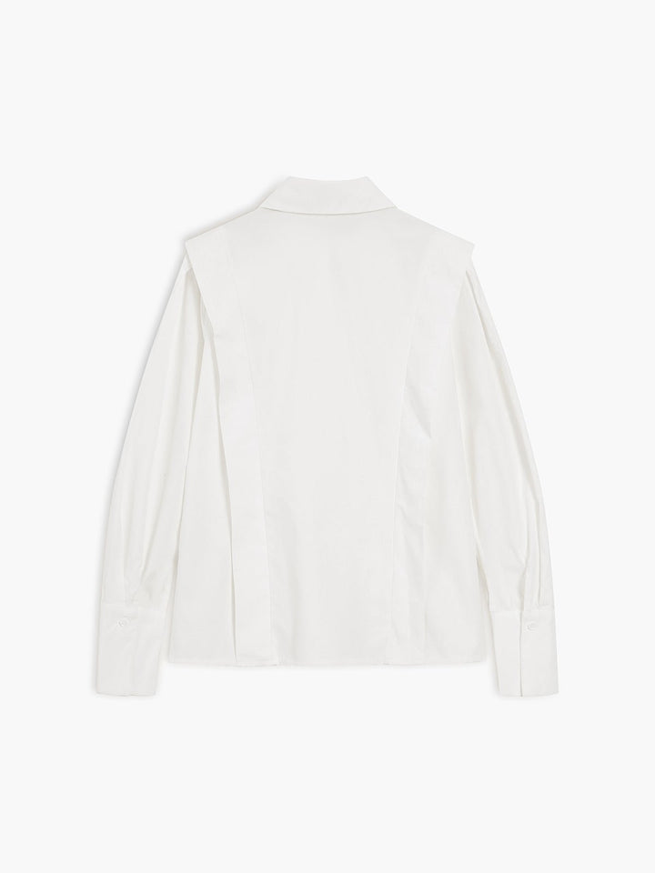 Camisa Estilo Quadrado com Fecho de Botão