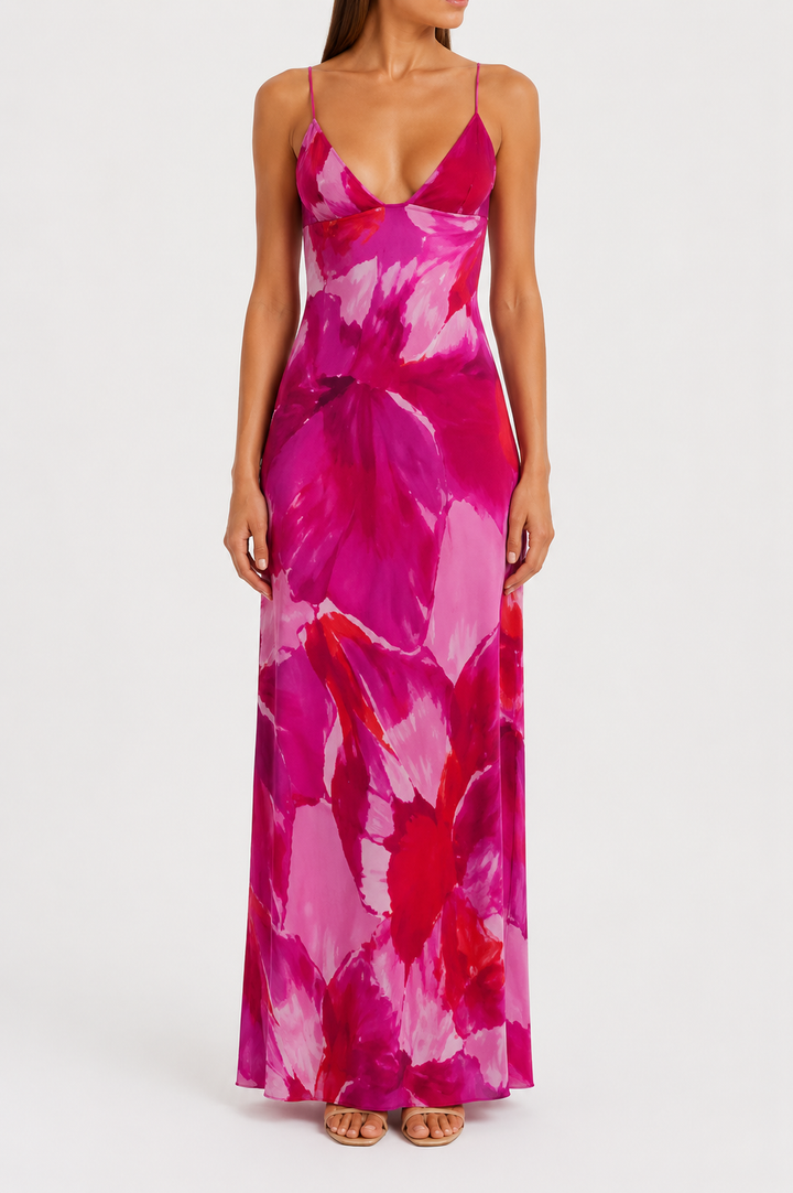 Martina | Vestido Boho de Chiffon Elegante