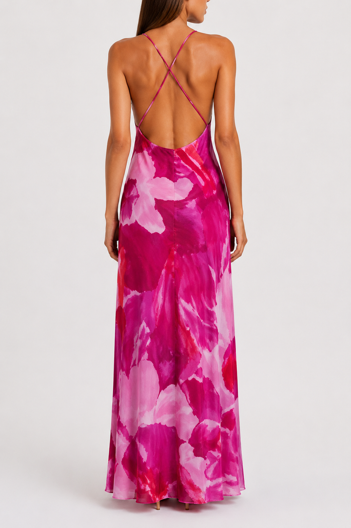 Martina | Vestido Boho de Chiffon Elegante