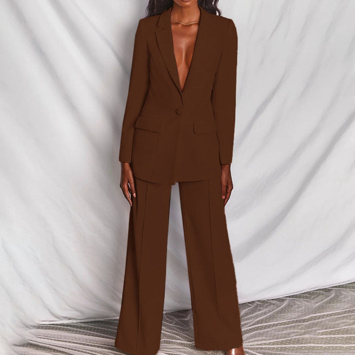 Lara - Blazer e Calças Elegantes