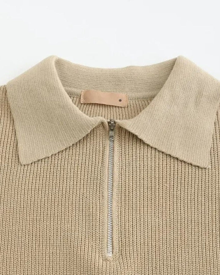 David™ | Pullover Polo com Zíper
