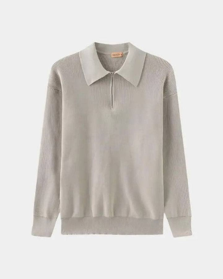 David™ | Pullover Polo com Zíper