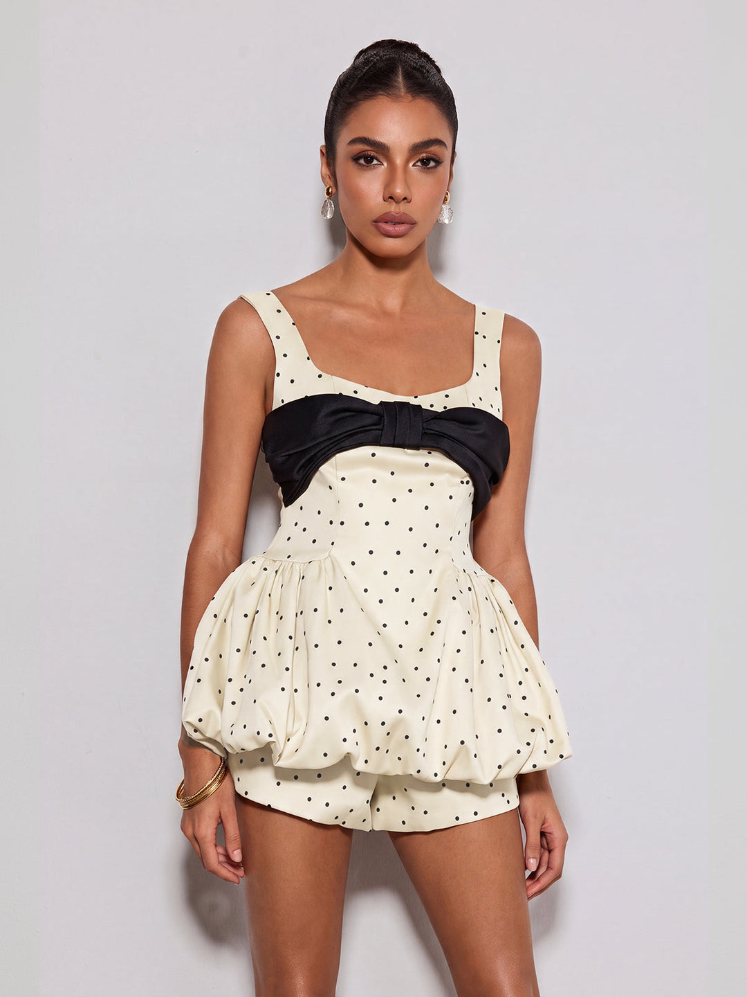 Dovric Dot Bubble Jumpsuit