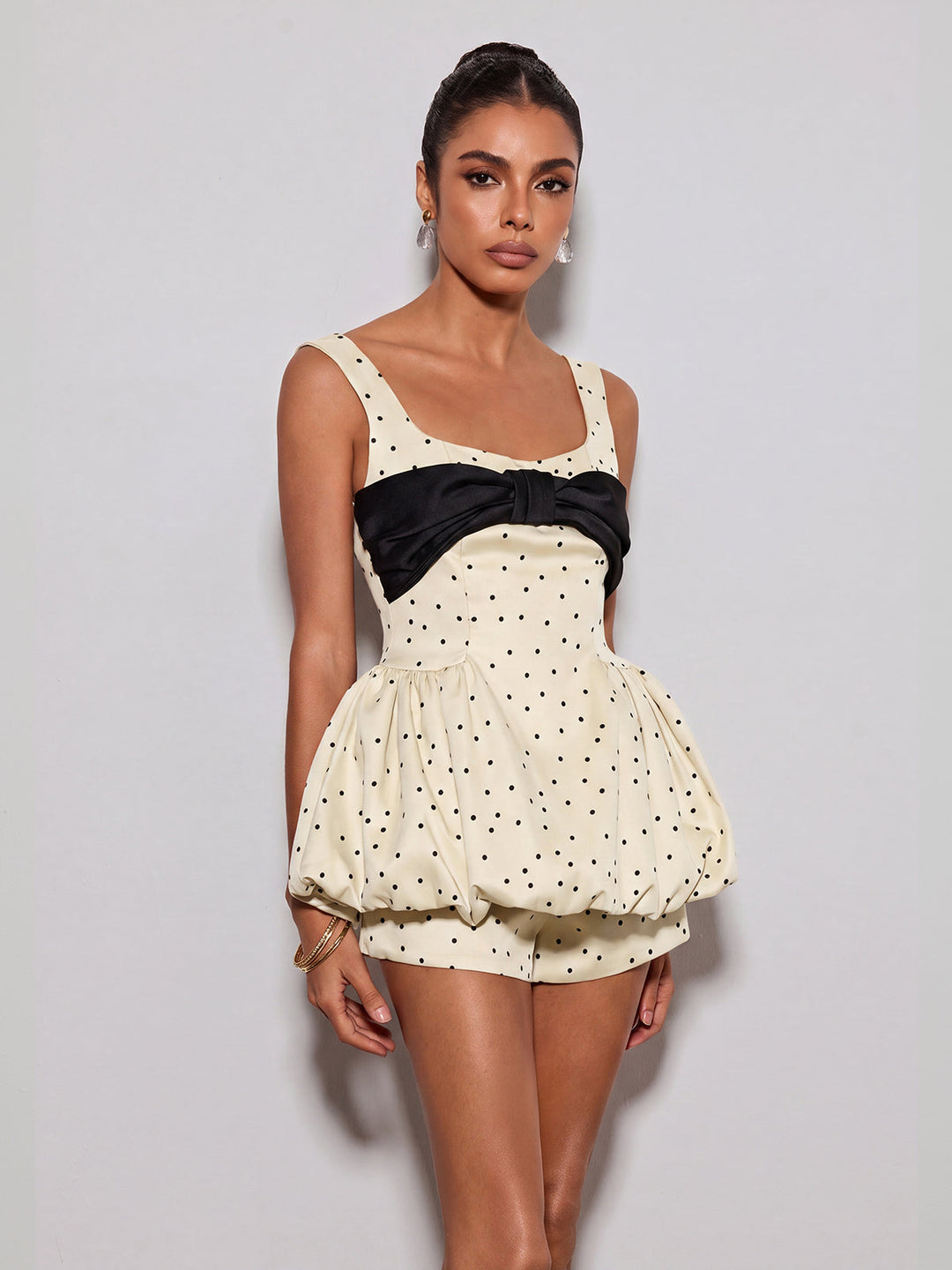 Dovric Dot Bubble Jumpsuit