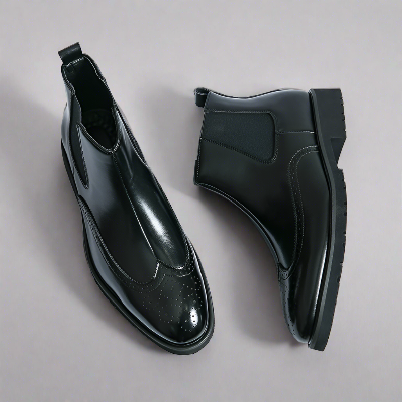 Dwight™ | Botas Chelsea de Couro Sintético