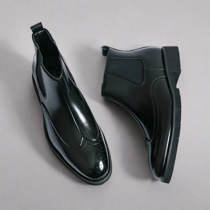 Dwight™ | Botas Chelsea de Couro Sintético