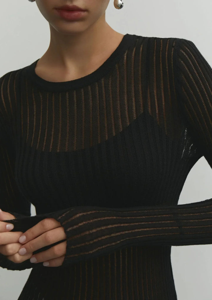 Erika Transparente Wool Sweater