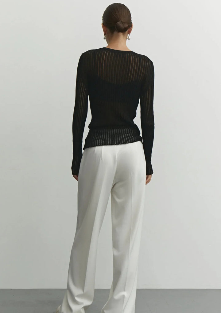 Erika Transparente Wool Sweater