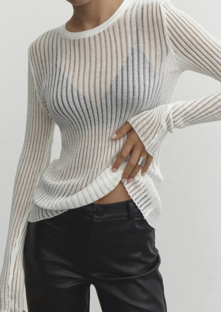 Erika Transparente Wool Sweater