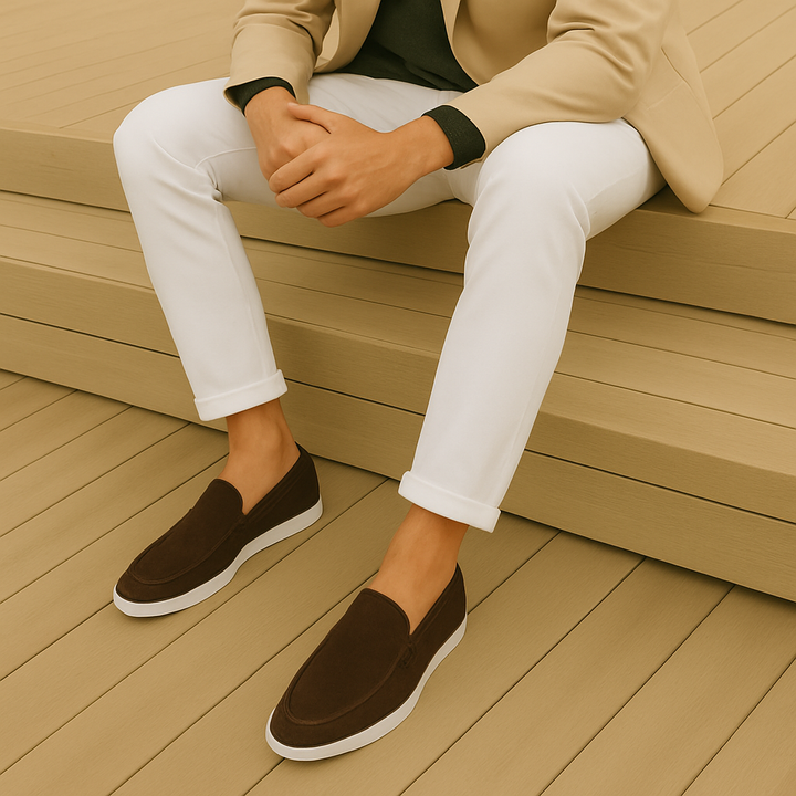 Elegantes Mocassins de Camurça