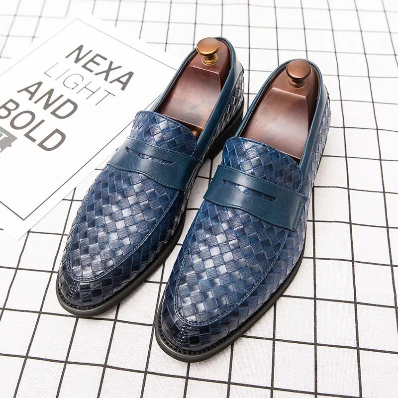 Elegantly Woven Moccasins