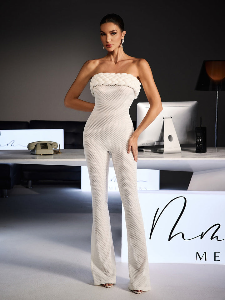 Macacão Justo Sem Alças Ferhat - Elegância e Conforto