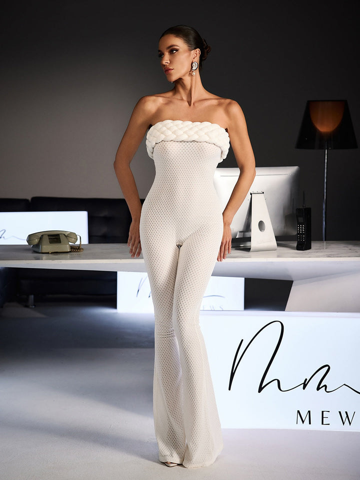 Macacão Justo Sem Alças Ferhat - Elegância e Conforto