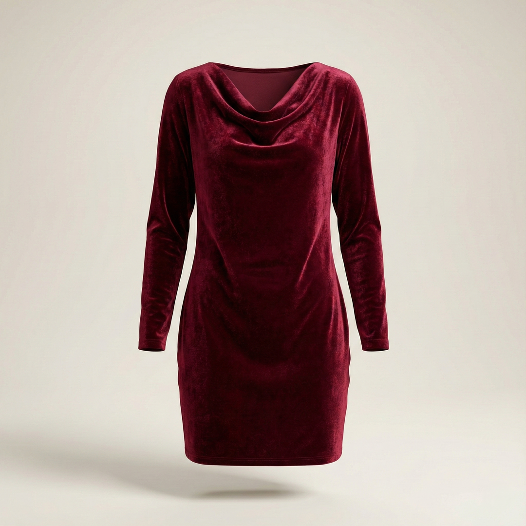 Alix | Elegante Vestido de Veludo