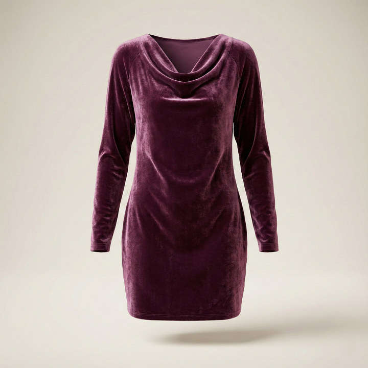 Alix | Elegante Vestido de Veludo
