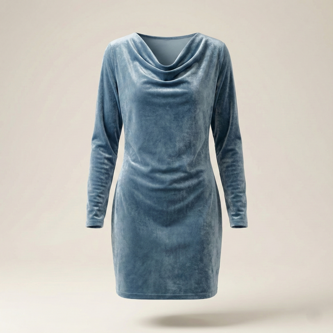 Alix | Elegante Vestido de Veludo
