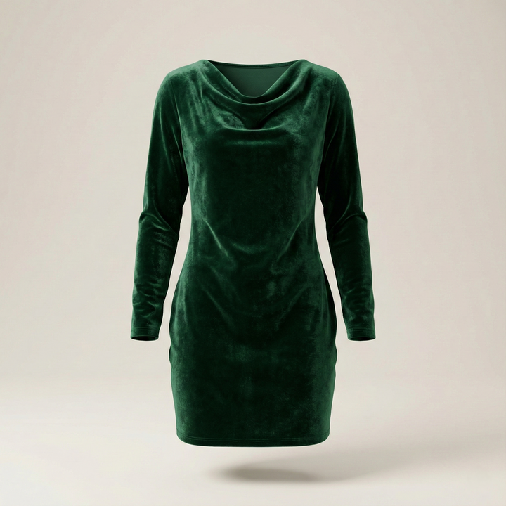 Alix | Elegante Vestido de Veludo