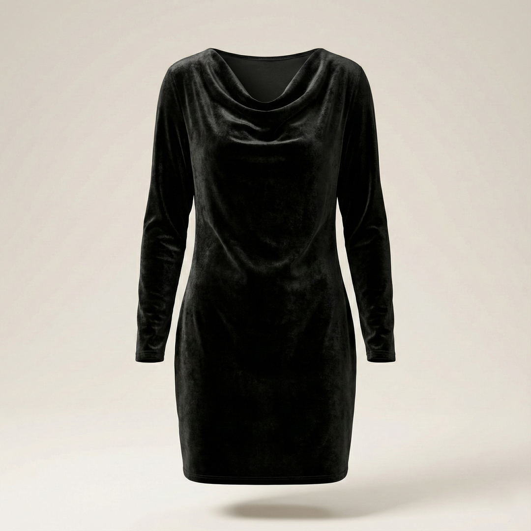 Alix | Elegante Vestido de Veludo