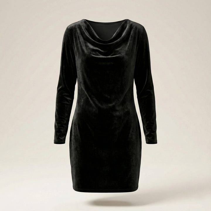 Alix | Elegante Vestido de Veludo