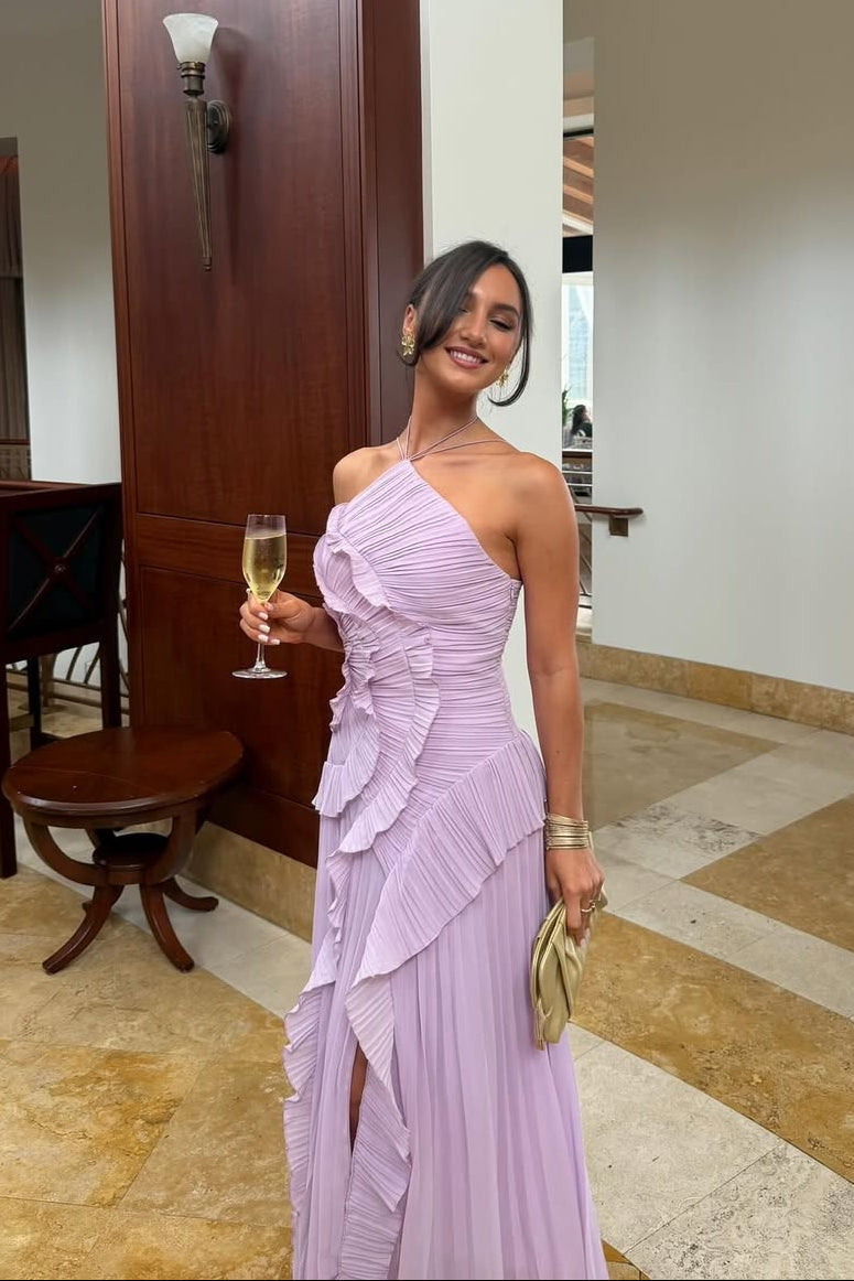 Eliza | Vestido Maxi Elegante com Babados para Mulheres