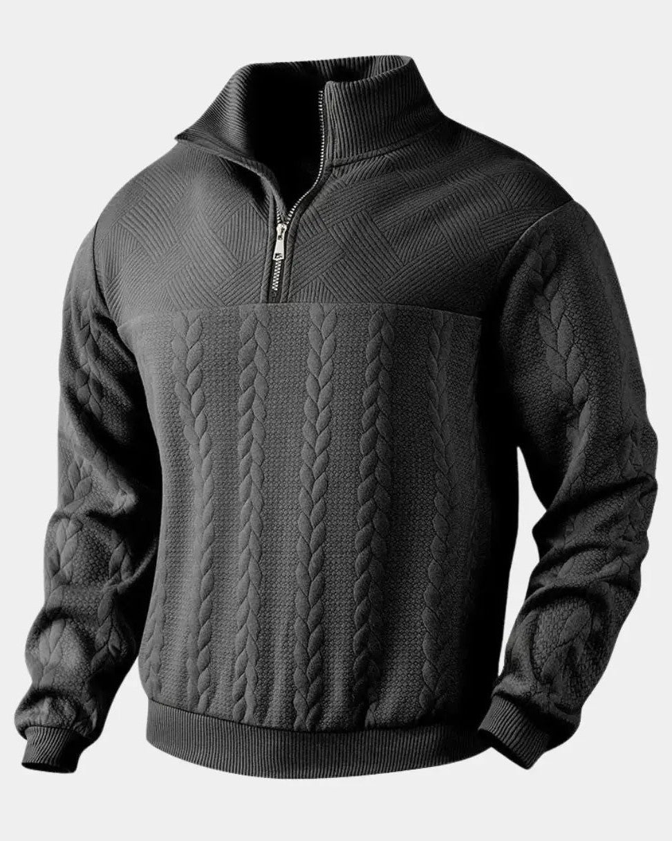 Henry™ | Pullover com Colarinho