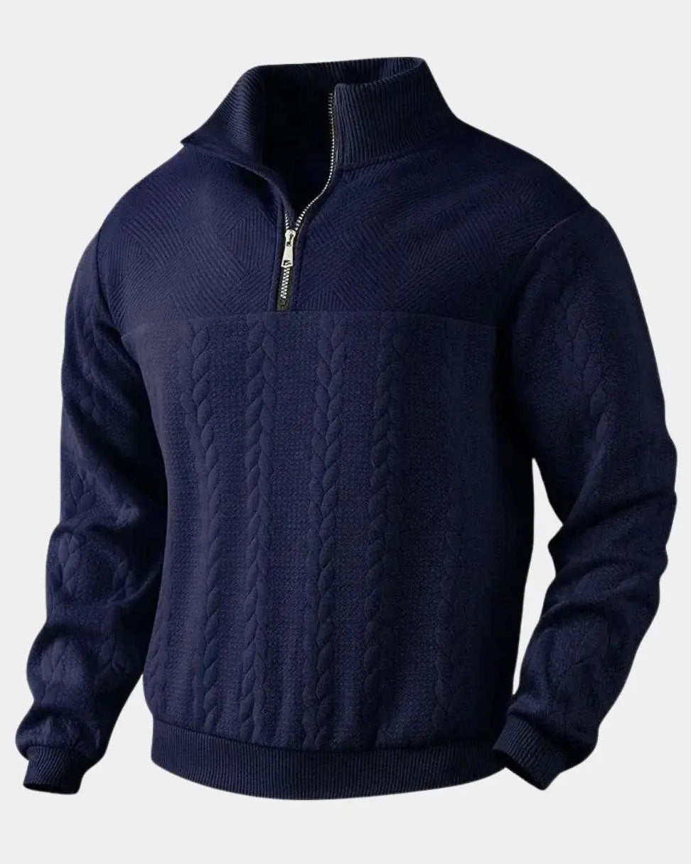 Henry™ | Pullover com Colarinho