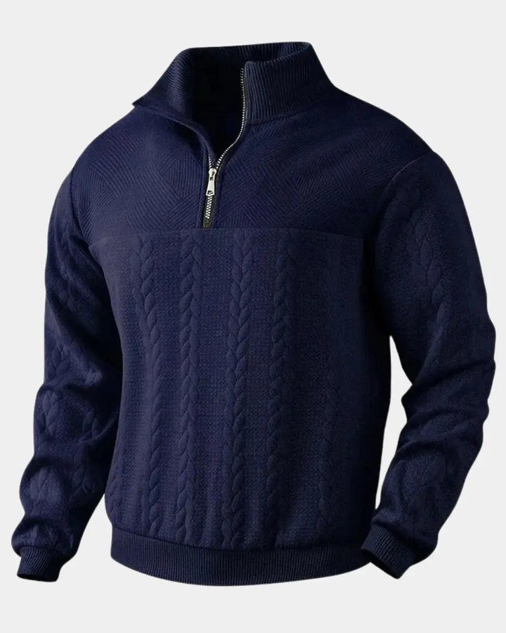 Henry™ | Pullover com Colarinho