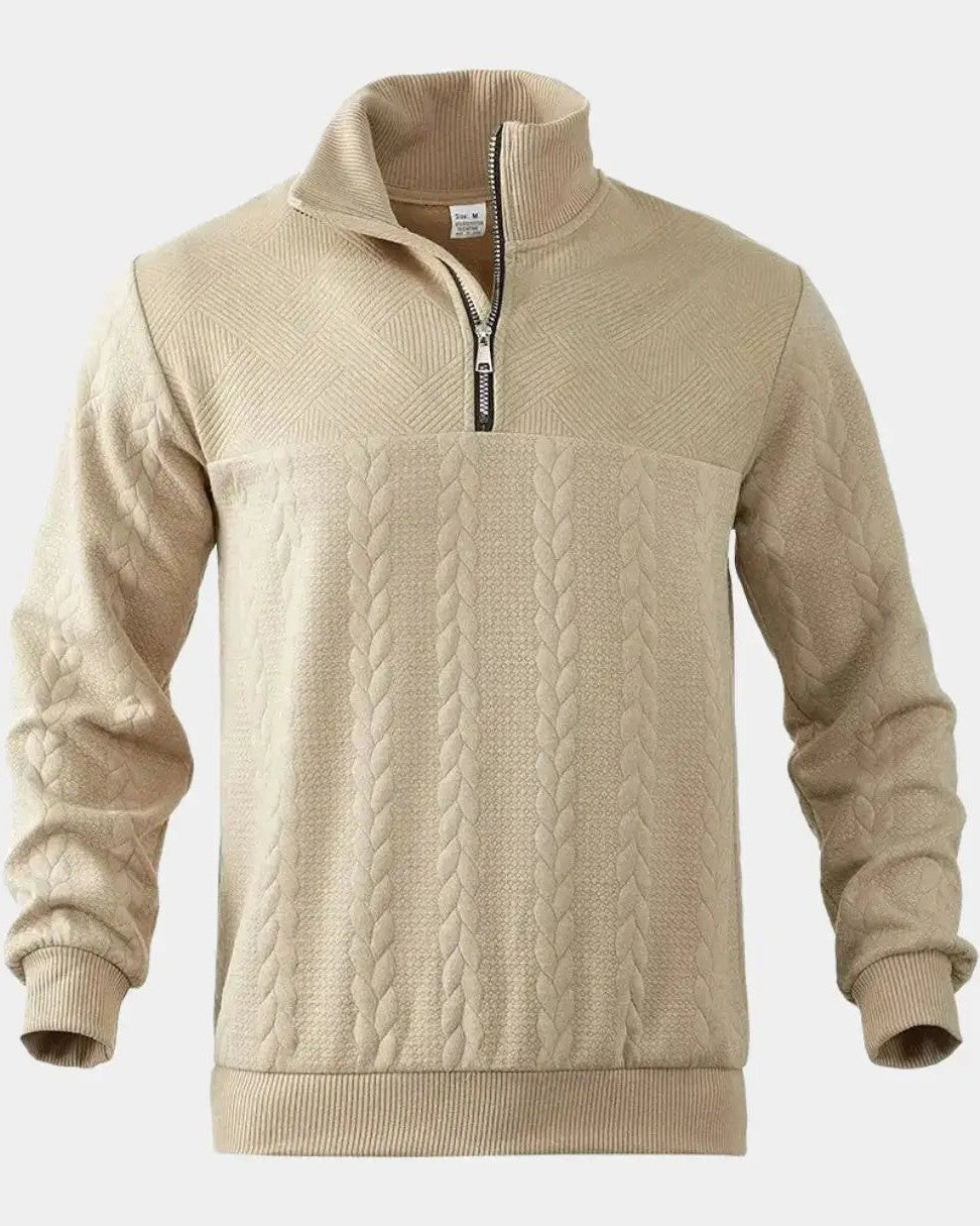 Henry™ | Pullover com Colarinho
