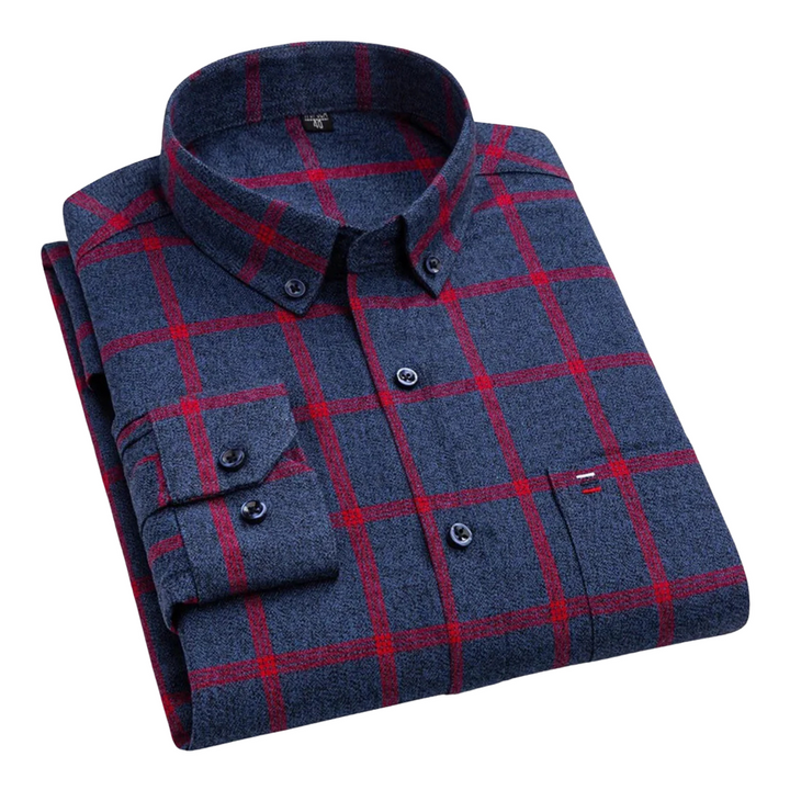 Yohan™ | Camisa Estampada em Xadrez