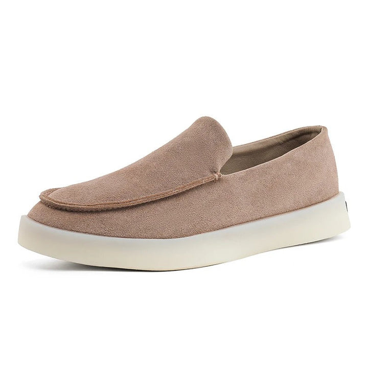 Clássicos Mocassins de Negócio em Camurça