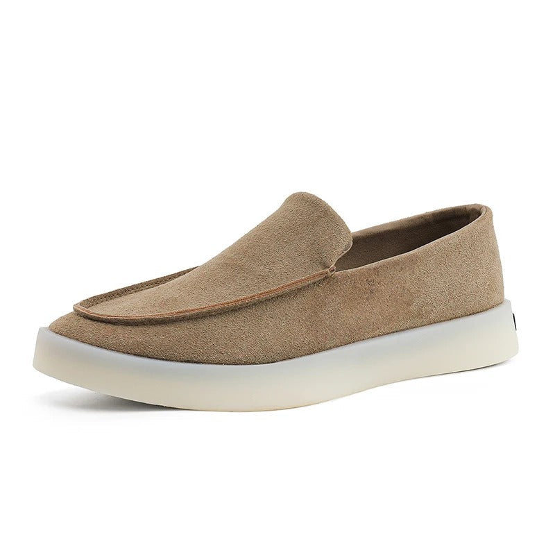 Clássicos Mocassins de Negócio em Camurça