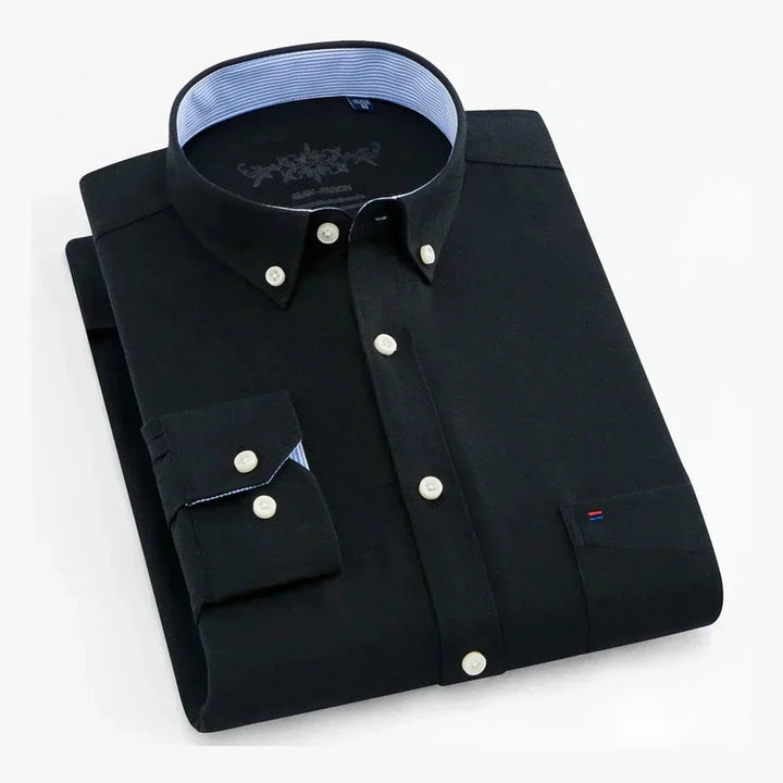 Liam™ | Elegante Camisa de Algodão