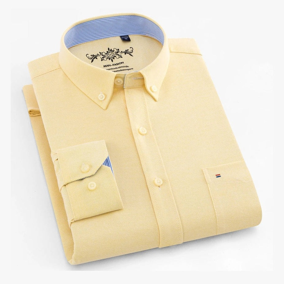Liam™ | Elegante Camisa de Algodão
