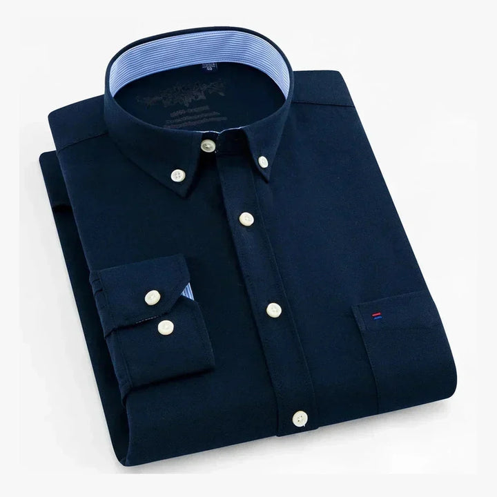 Liam™ | Elegante Camisa de Algodão