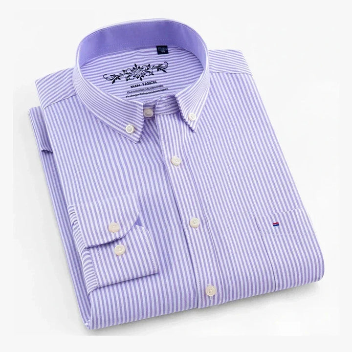 Liam™ | Elegante Camisa de Algodão
