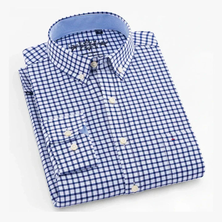 Liam™ | Elegante Camisa de Algodão