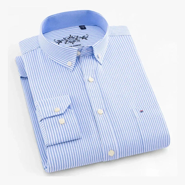 Liam™ | Elegante Camisa de Algodão