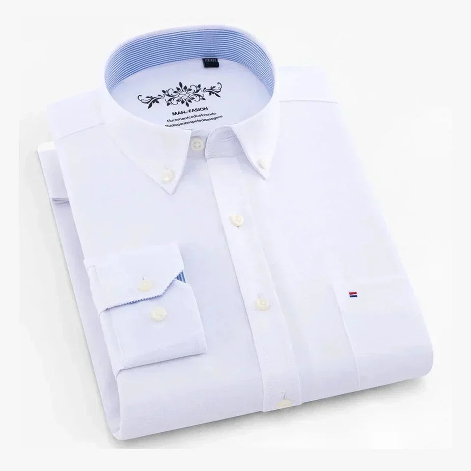 Liam™ | Elegante Camisa de Algodão