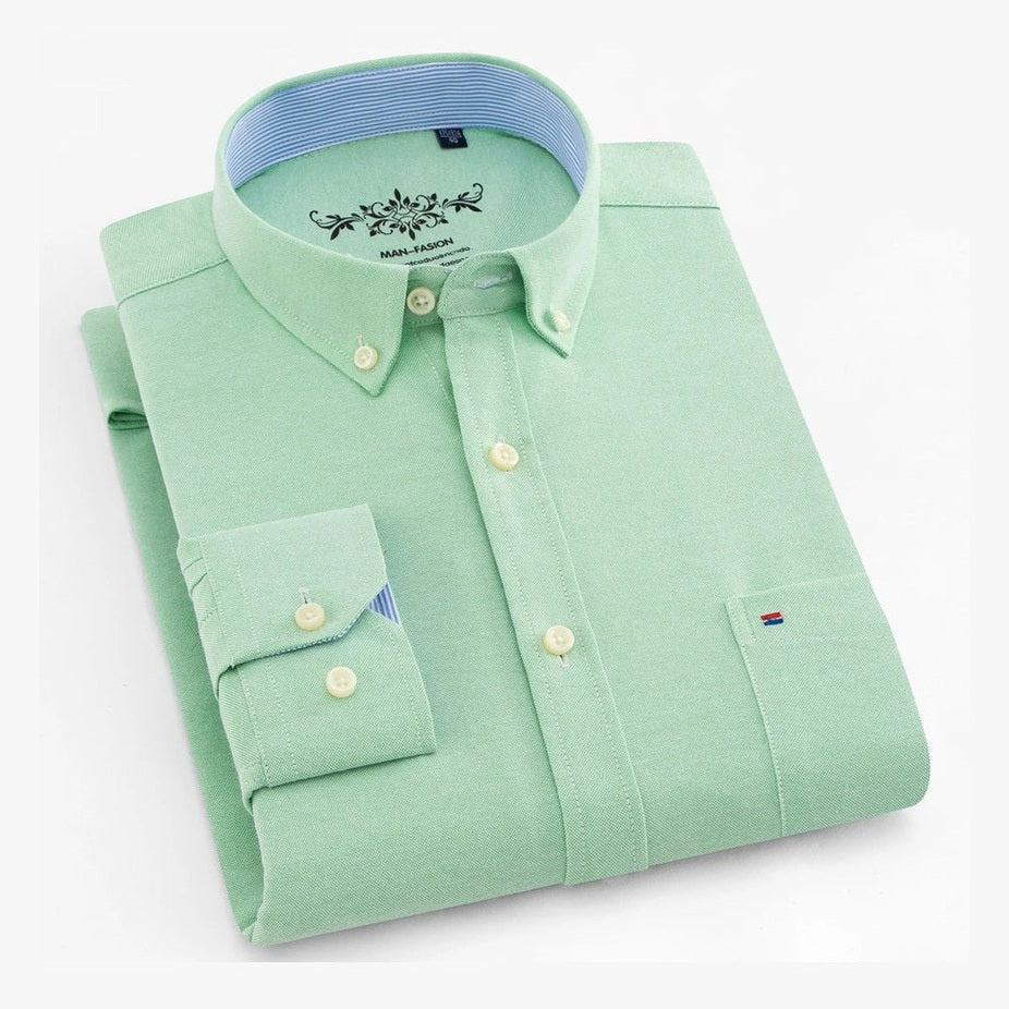 Liam™ | Elegante Camisa de Algodão