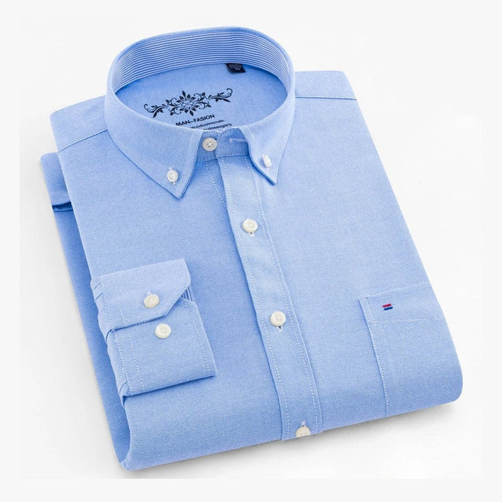 Liam™ | Elegante Camisa de Algodão