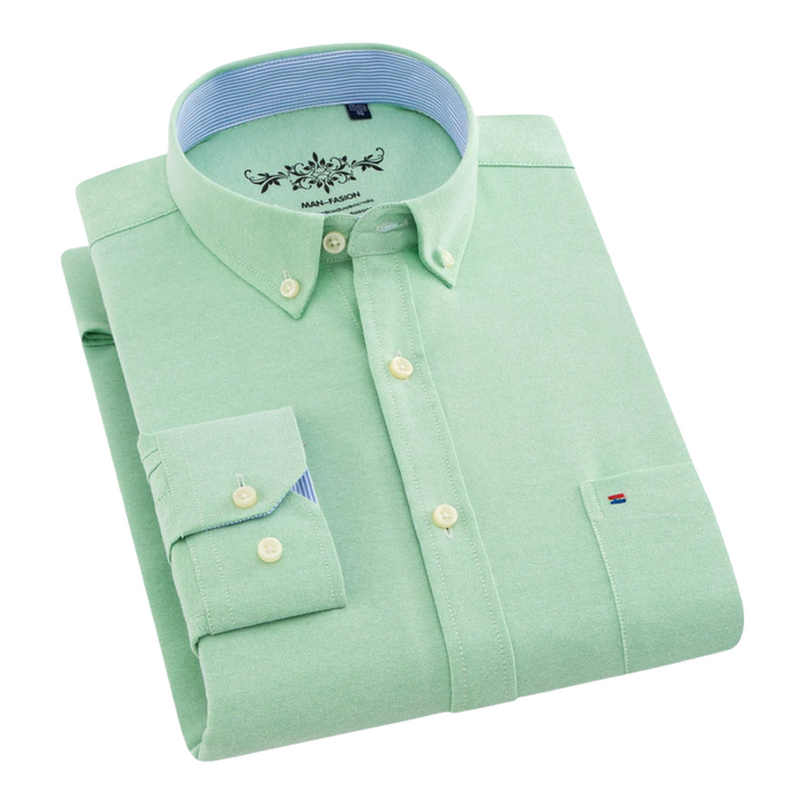 Liam™ | Elegante Camisa de Algodão