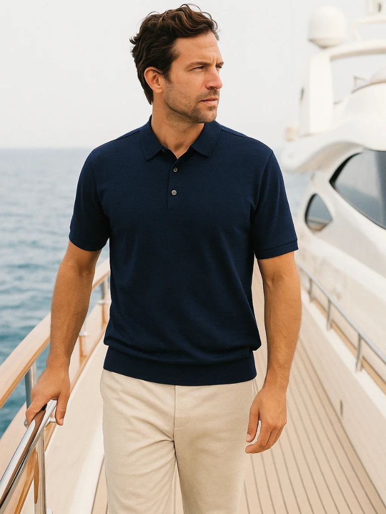 Liam™ | Windsor Navy Polo