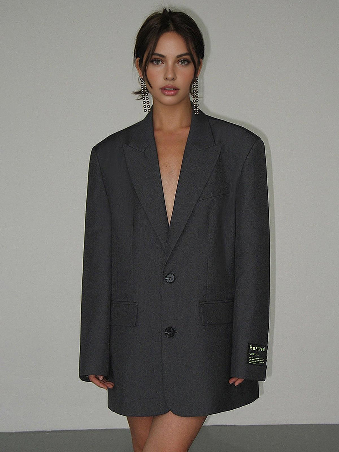 Blazer Feminino Clássico Oversized