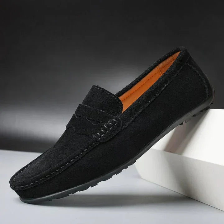 Lorenzo Suede Moccasins