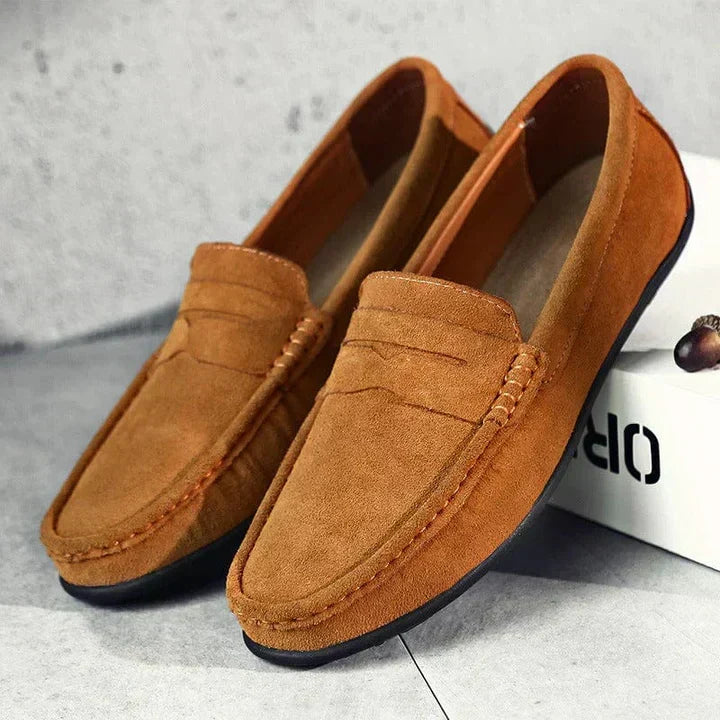 Lorenzo Suede Moccasins