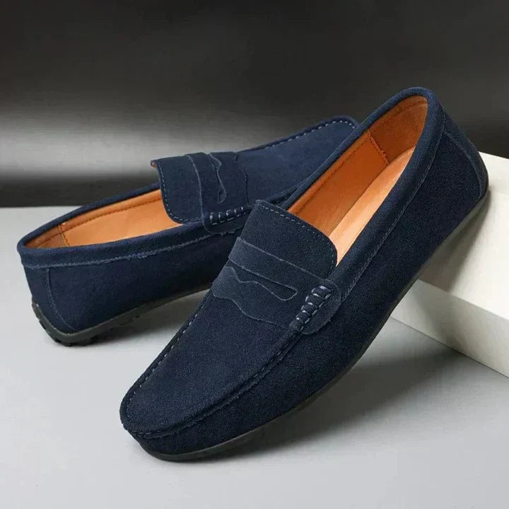 Lorenzo Suede Moccasins