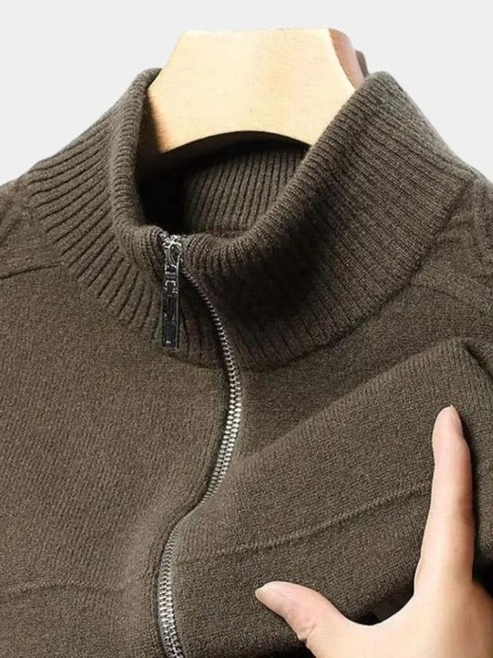 Magnus™ | Pullover de Cashmere com Zíper