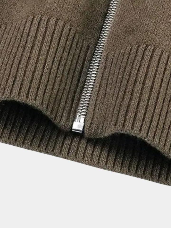 Magnus™ | Pullover de Cashmere com Zíper